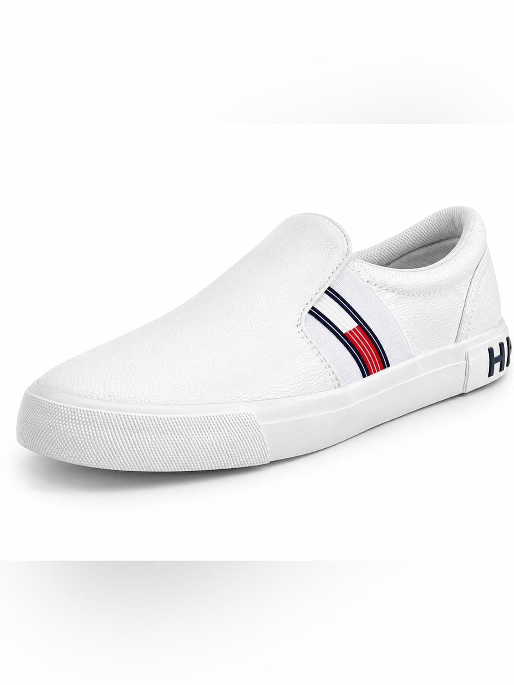 Tommy Hilfiger TWFIN2 White Multi Slip-On Sneakers Women’s Size 8M